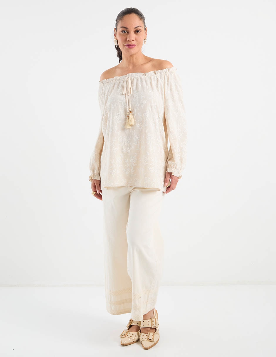 Blusa manga larga para mujer 3