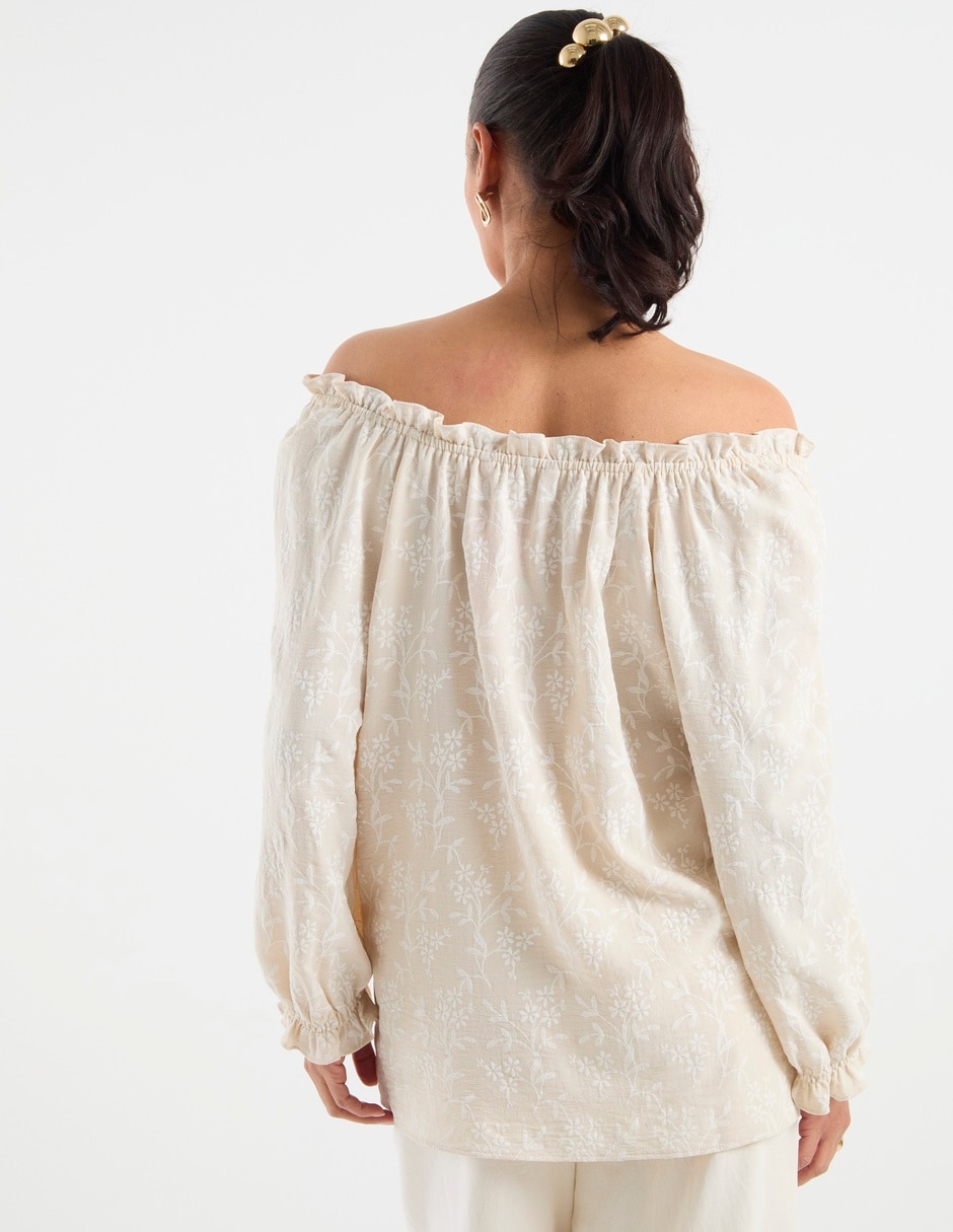 Blusa manga larga para mujer 6