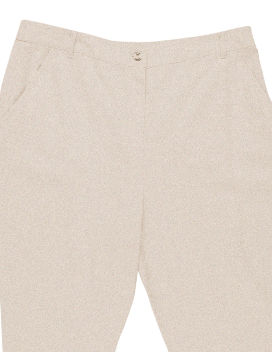 Pantalón capri amplio para mujer 5