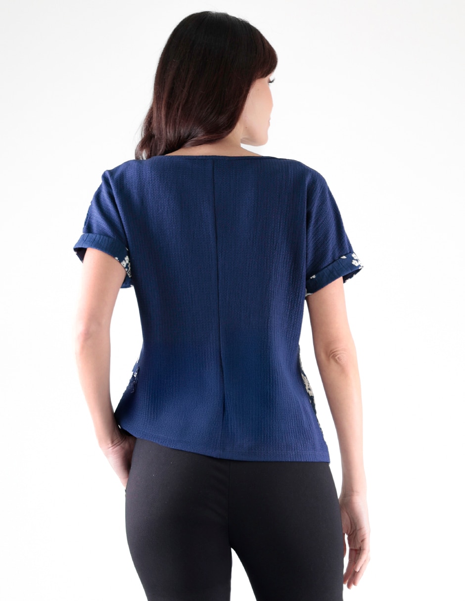 Blusa manga corta para mujer 2