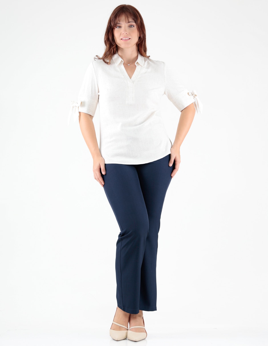 Blusa manga corta para mujer 3
