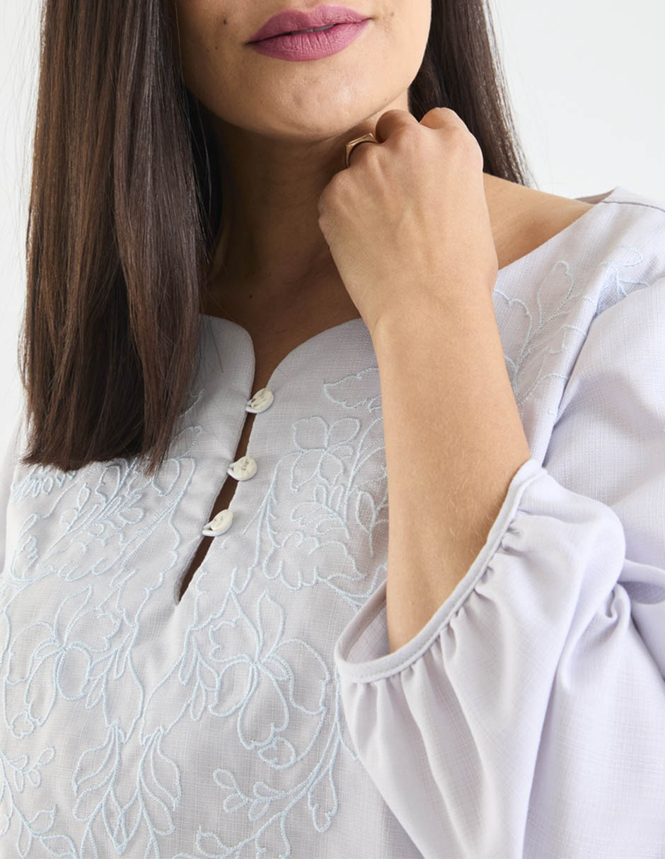 Blusa manga 3/4 para mujer 4