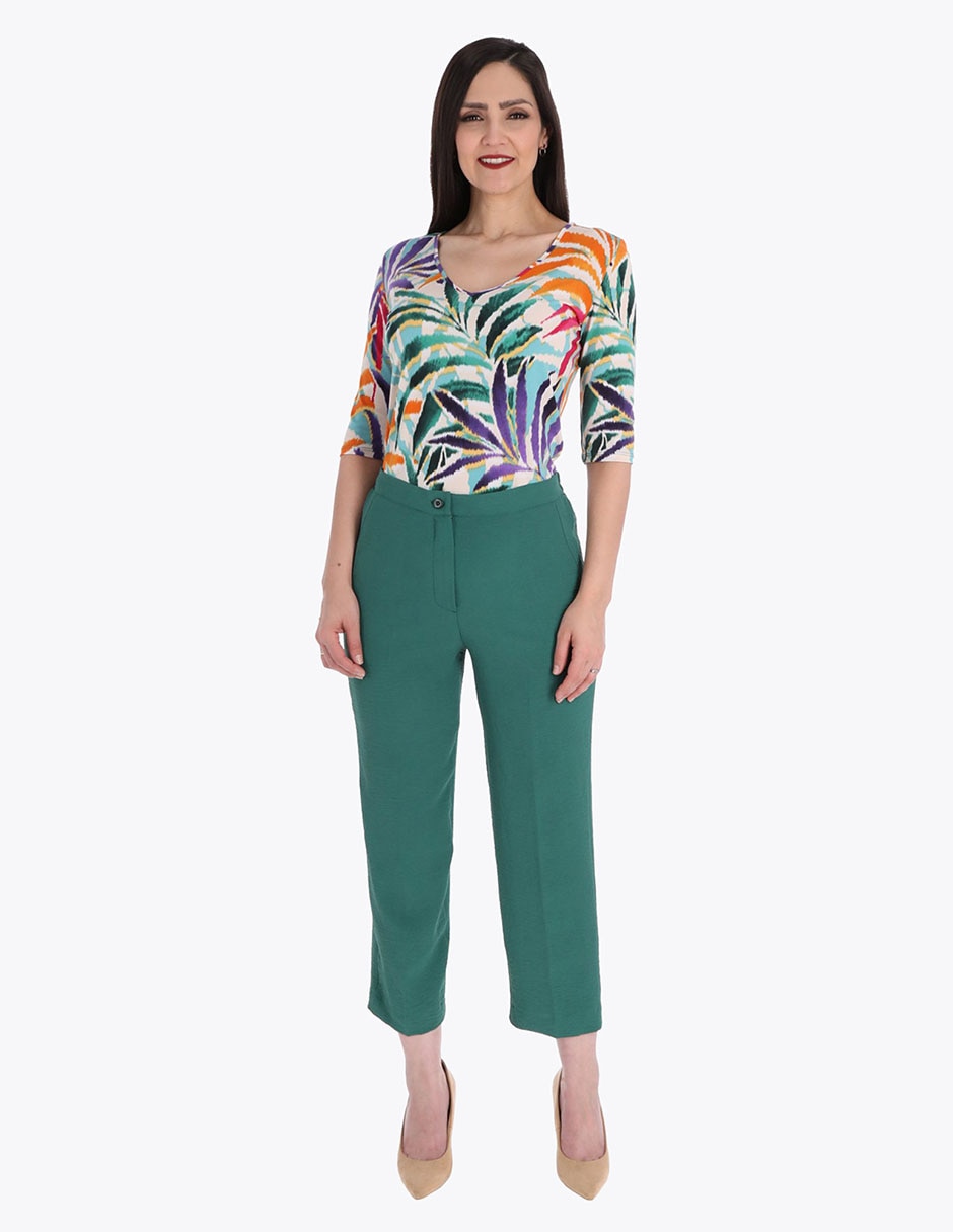 Pantalón de vestir regular para mujer 3