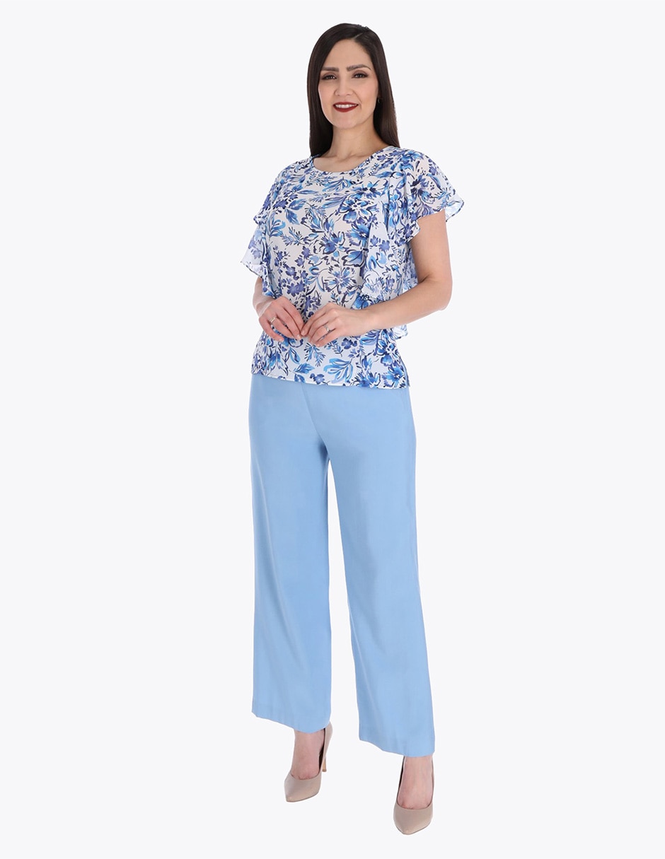 Blusa manga corta para mujer 3