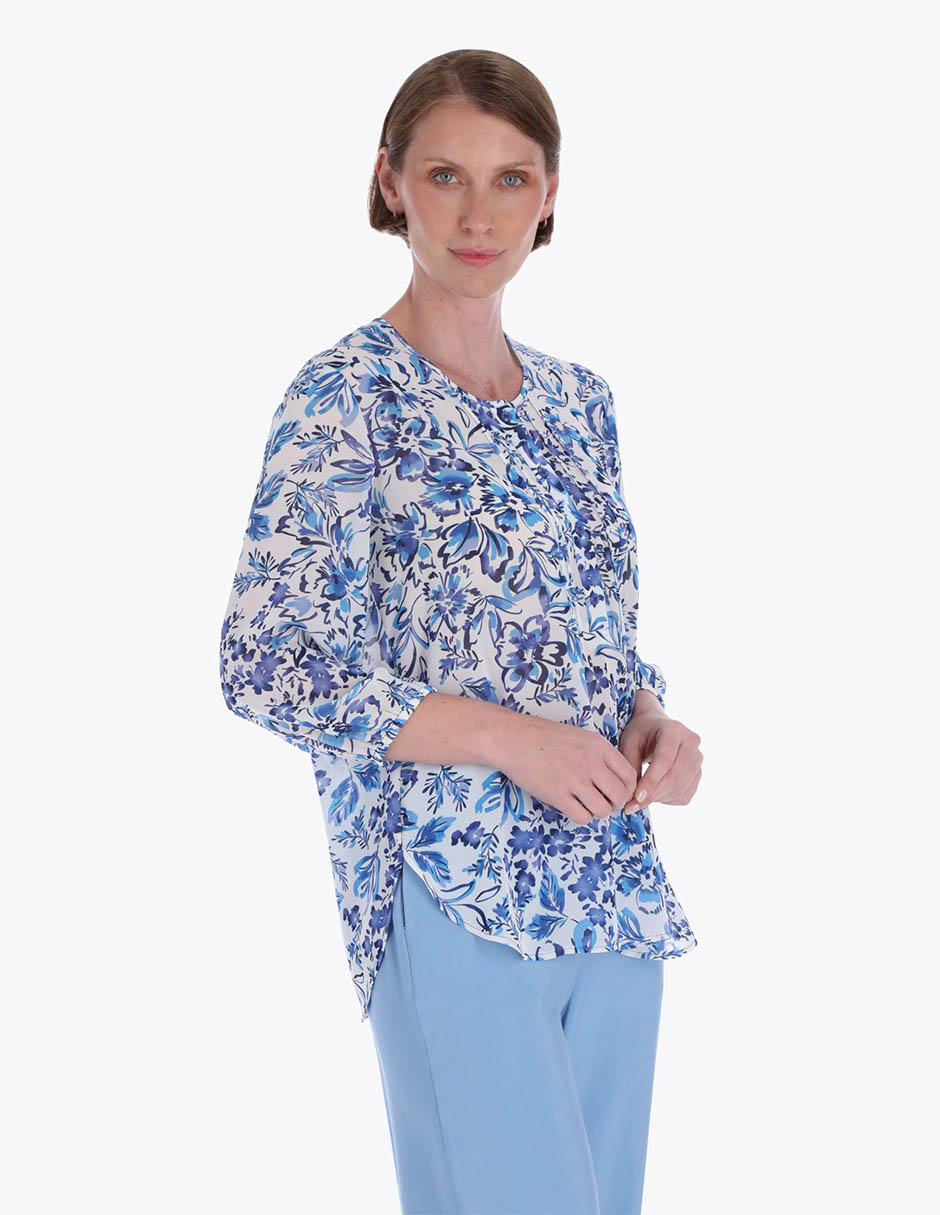 Blusa manga 3/4 para mujer