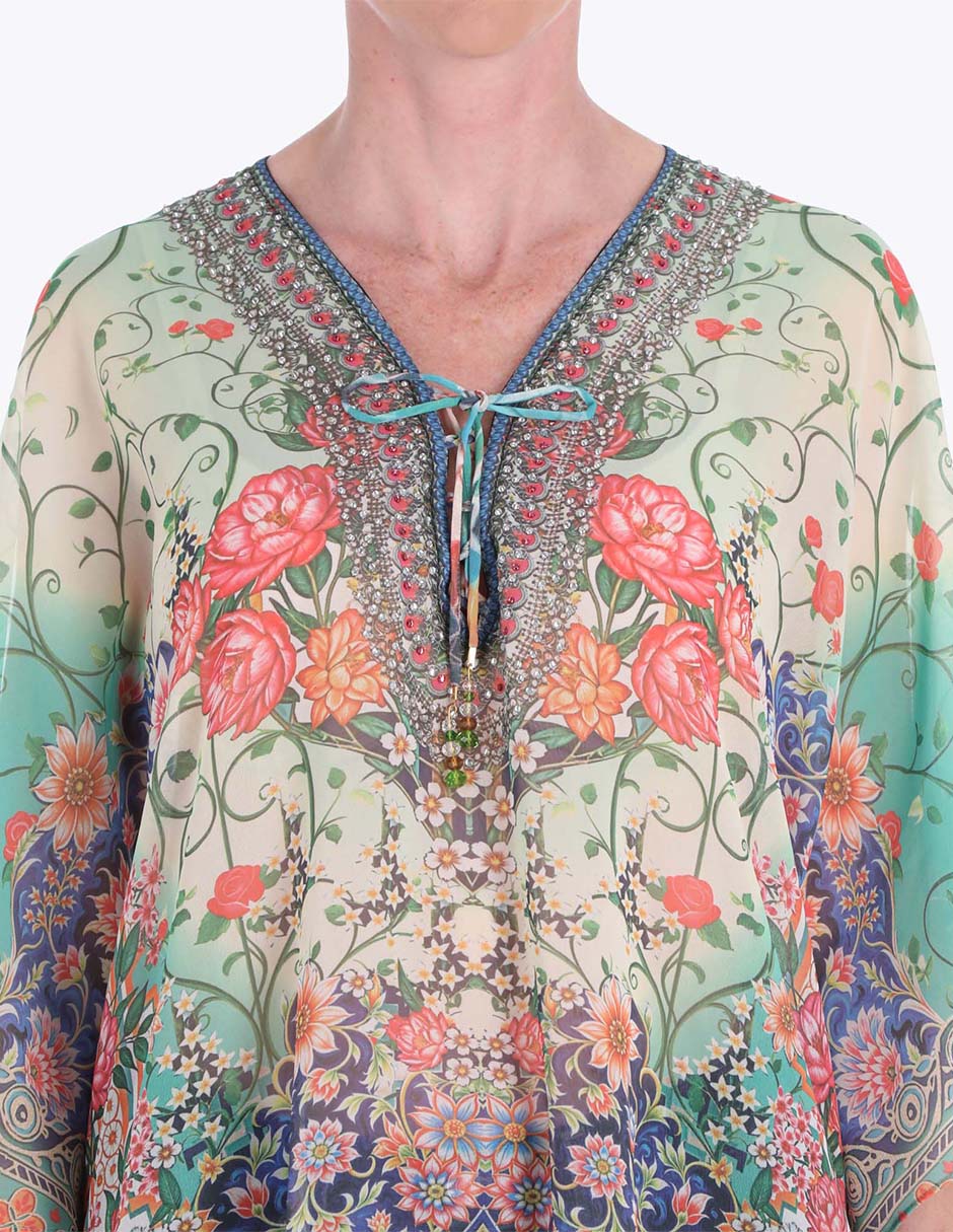 Blusa túnica manga 3/4 para mujer 4