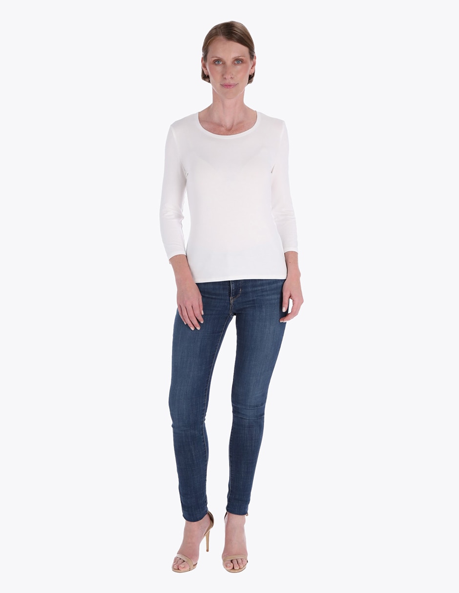 Blusa manga 3/4 para mujer 3