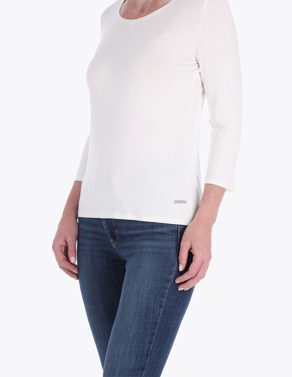 Blusa manga 3/4 para mujer 4