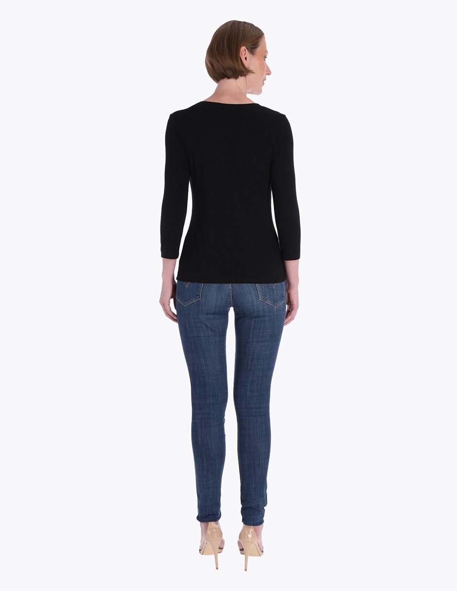 Blusa manga 3/4 para mujer 2