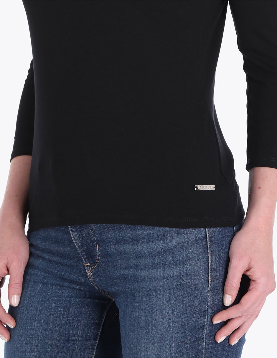 Blusa manga 3/4 para mujer 4