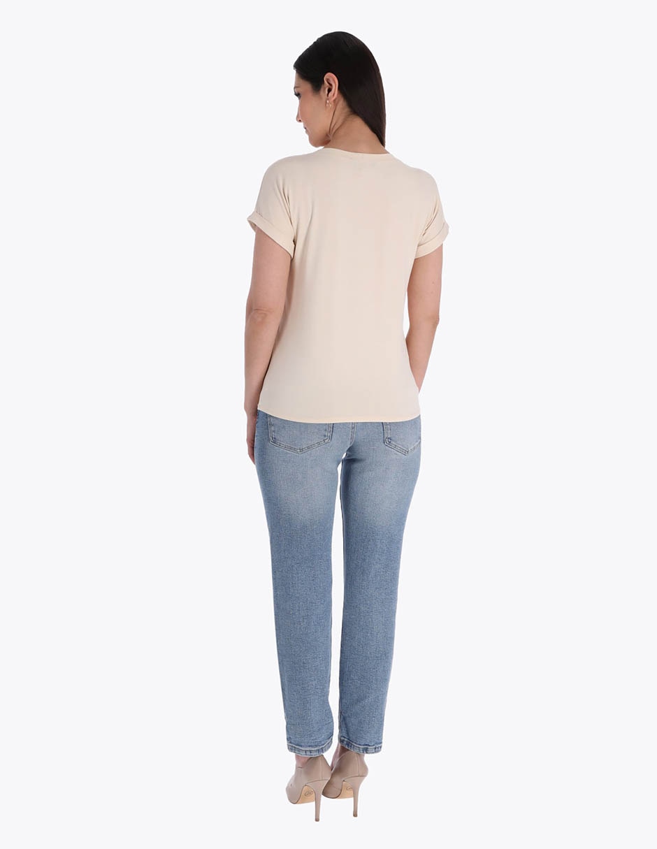 Blusa manga corta para mujer 2