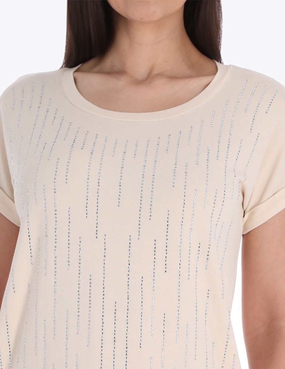 Blusa manga corta para mujer 4