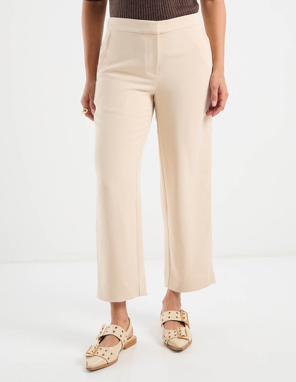 Pantalón de vestir straight para mujer