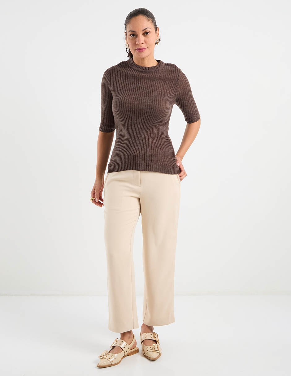 Pantalón de vestir straight para mujer 3
