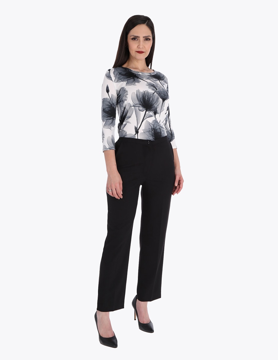 Pantalón de vestir slim para mujer 3