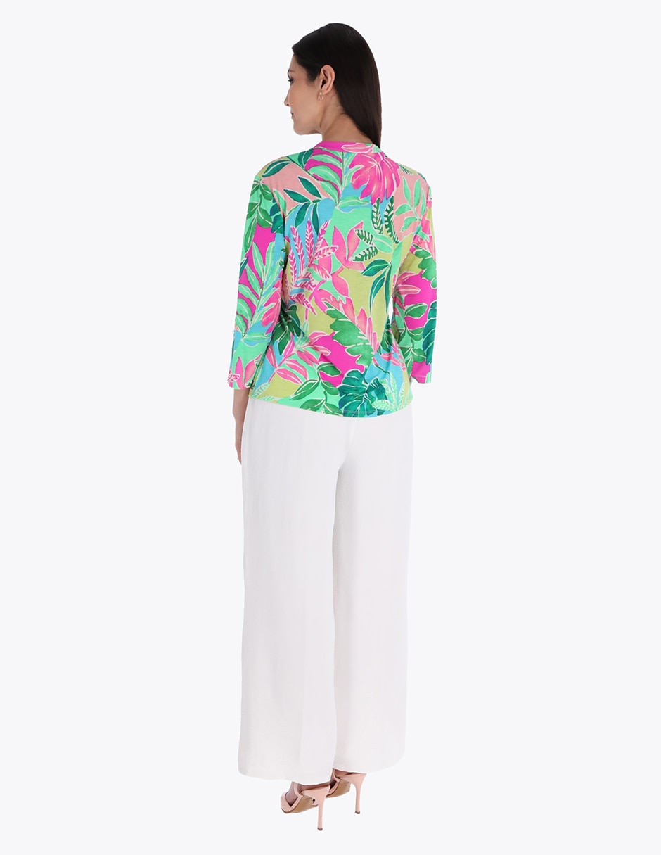 Blusa manga 3/4 para mujer 2