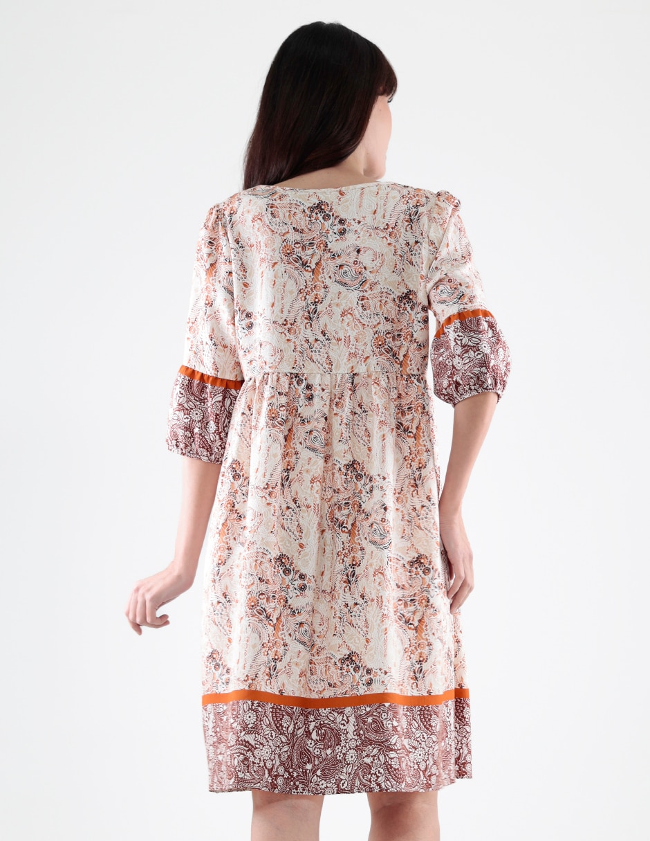 Vestido a la rodilla casual para mujer 2