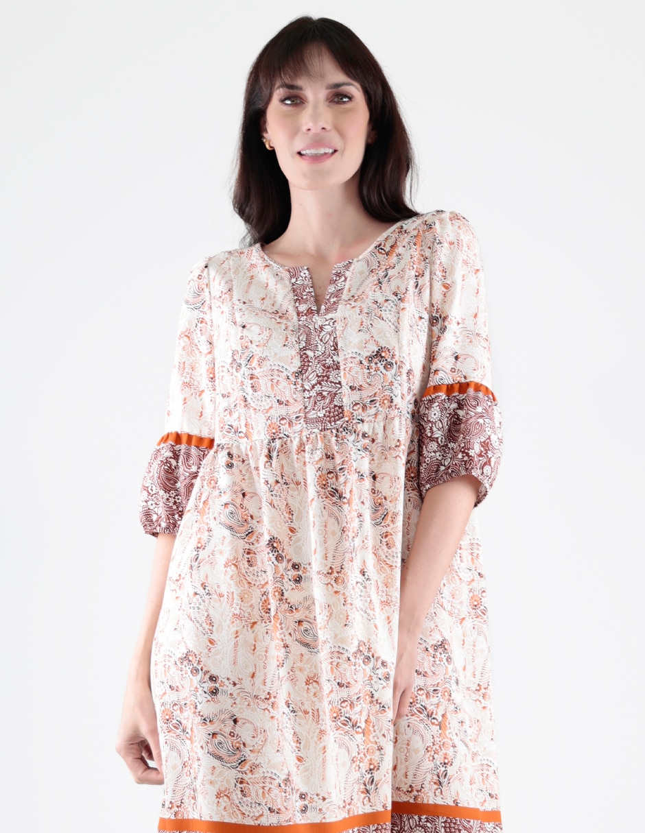 Vestido a la rodilla casual para mujer 3