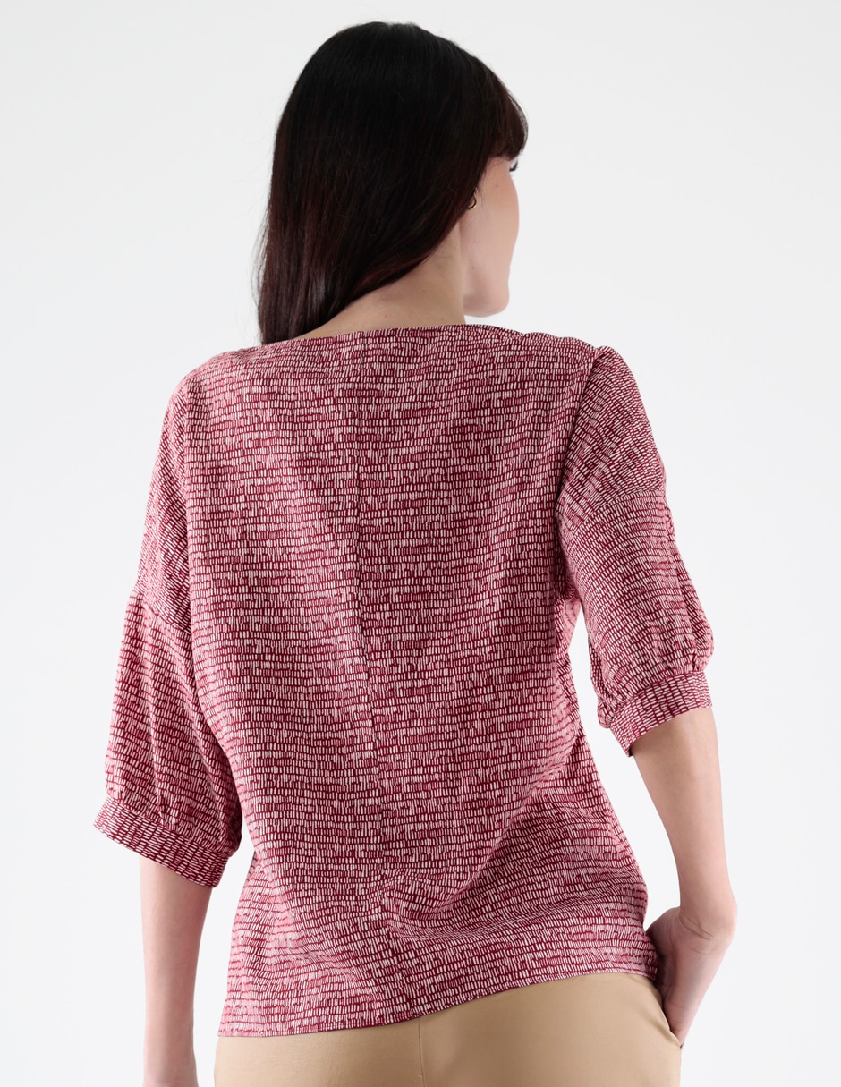 Blusa manga al codo para mujer 2