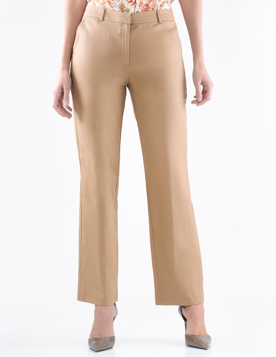 Pantalón regular para mujer