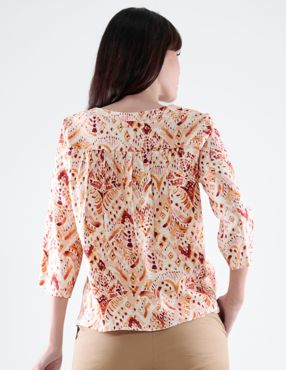 Blusa manga 3/4 para mujer 2