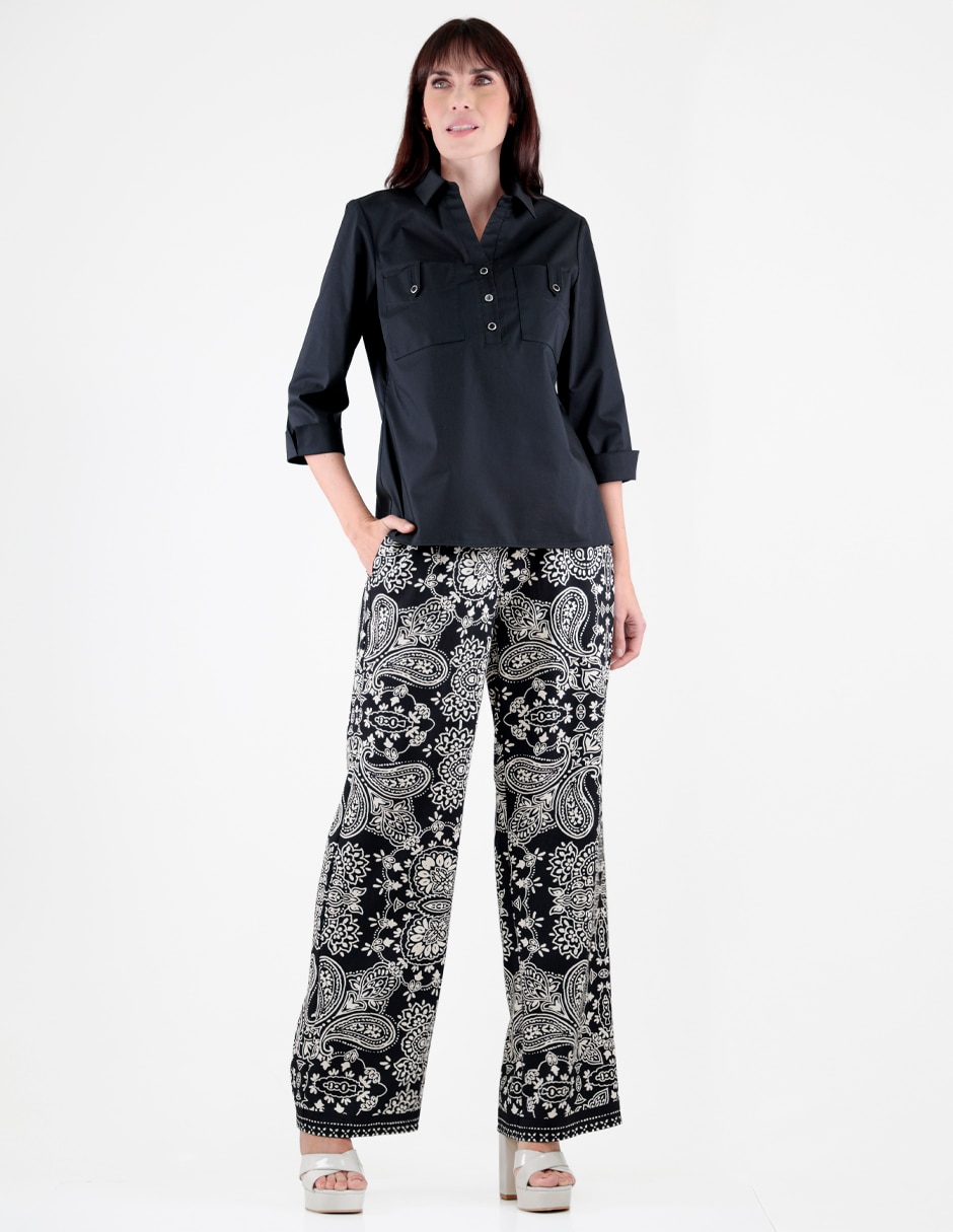 Blusa manga 3/4 para mujer 3