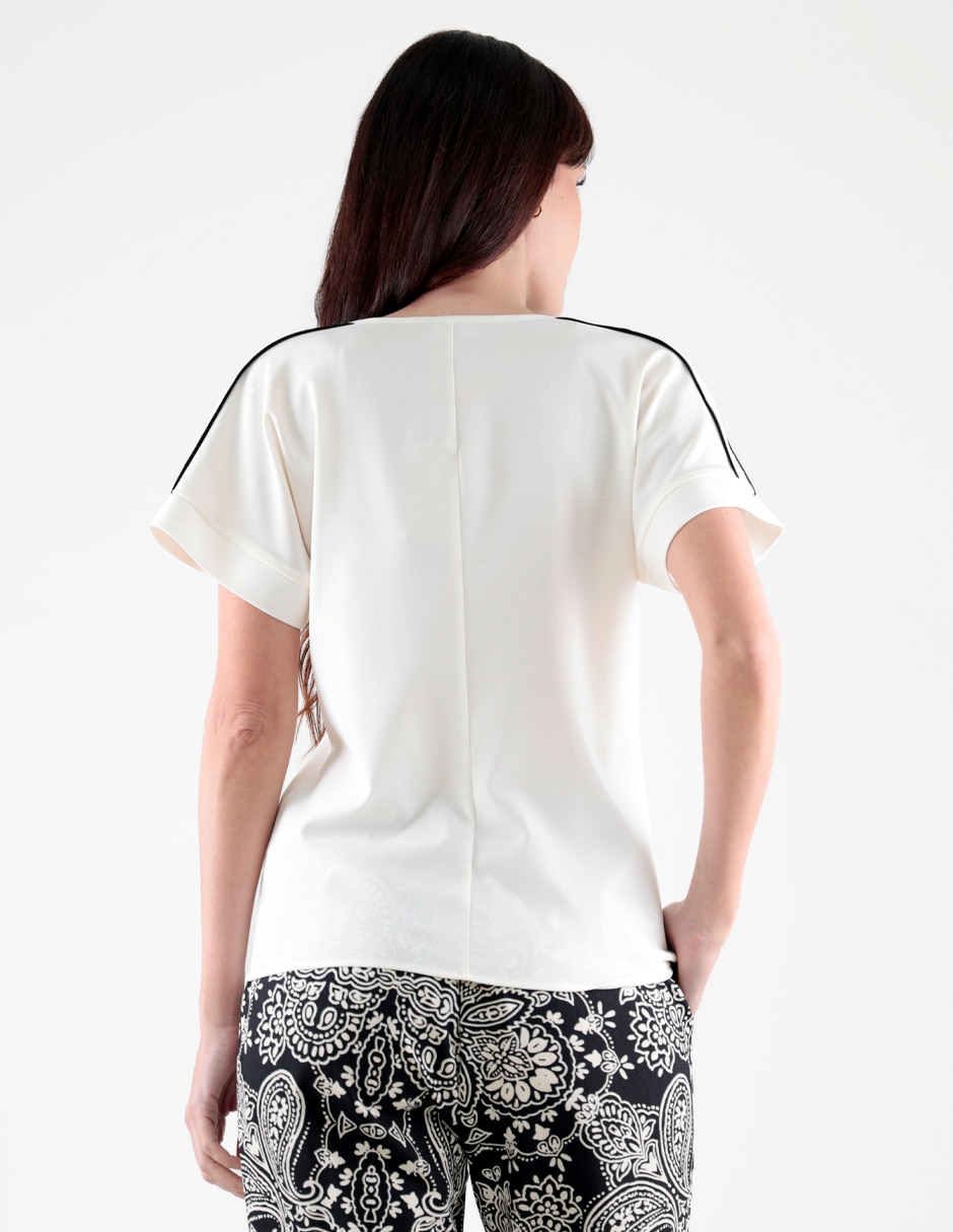 Blusa manga corta para mujer 2