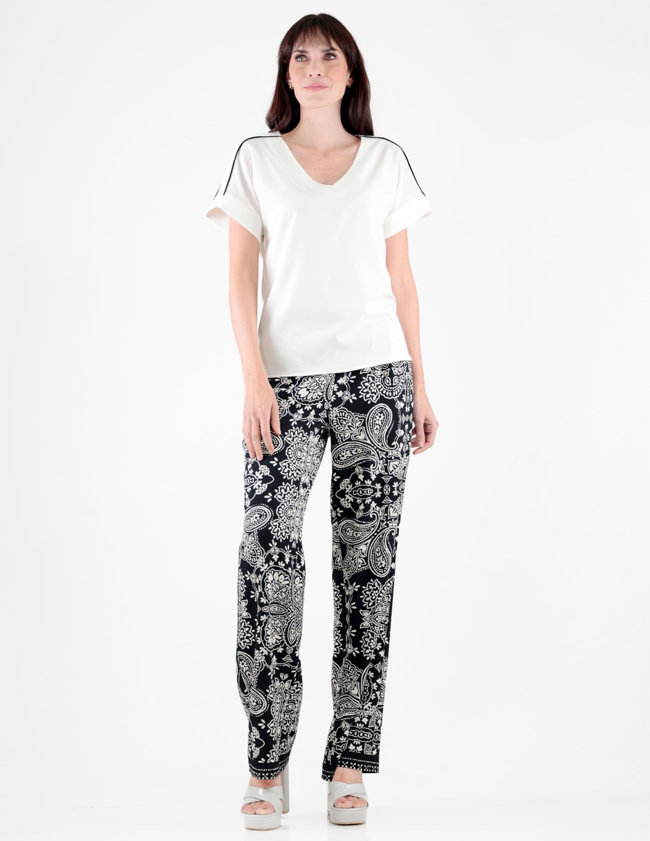 Blusa manga corta para mujer 3