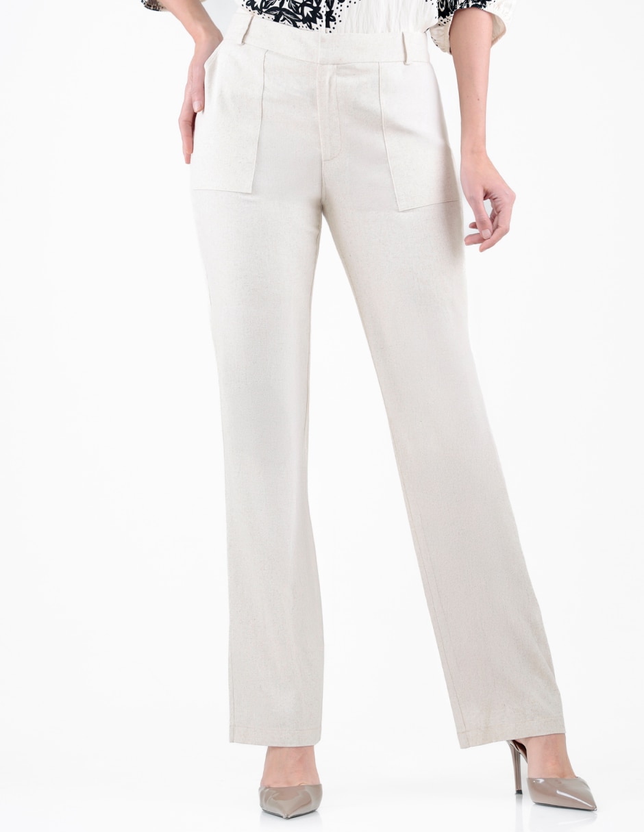 Pantalón regular para mujer