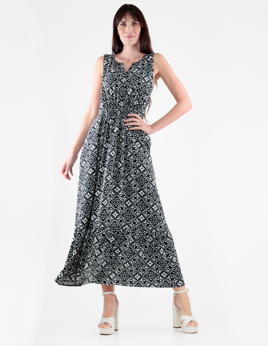Vestido largo casual para mujer