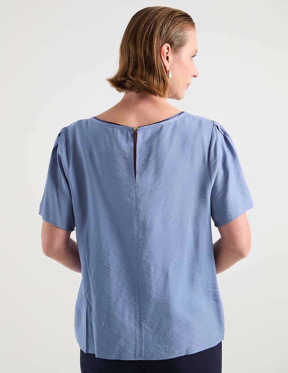 Blusa manga corta para mujer 6