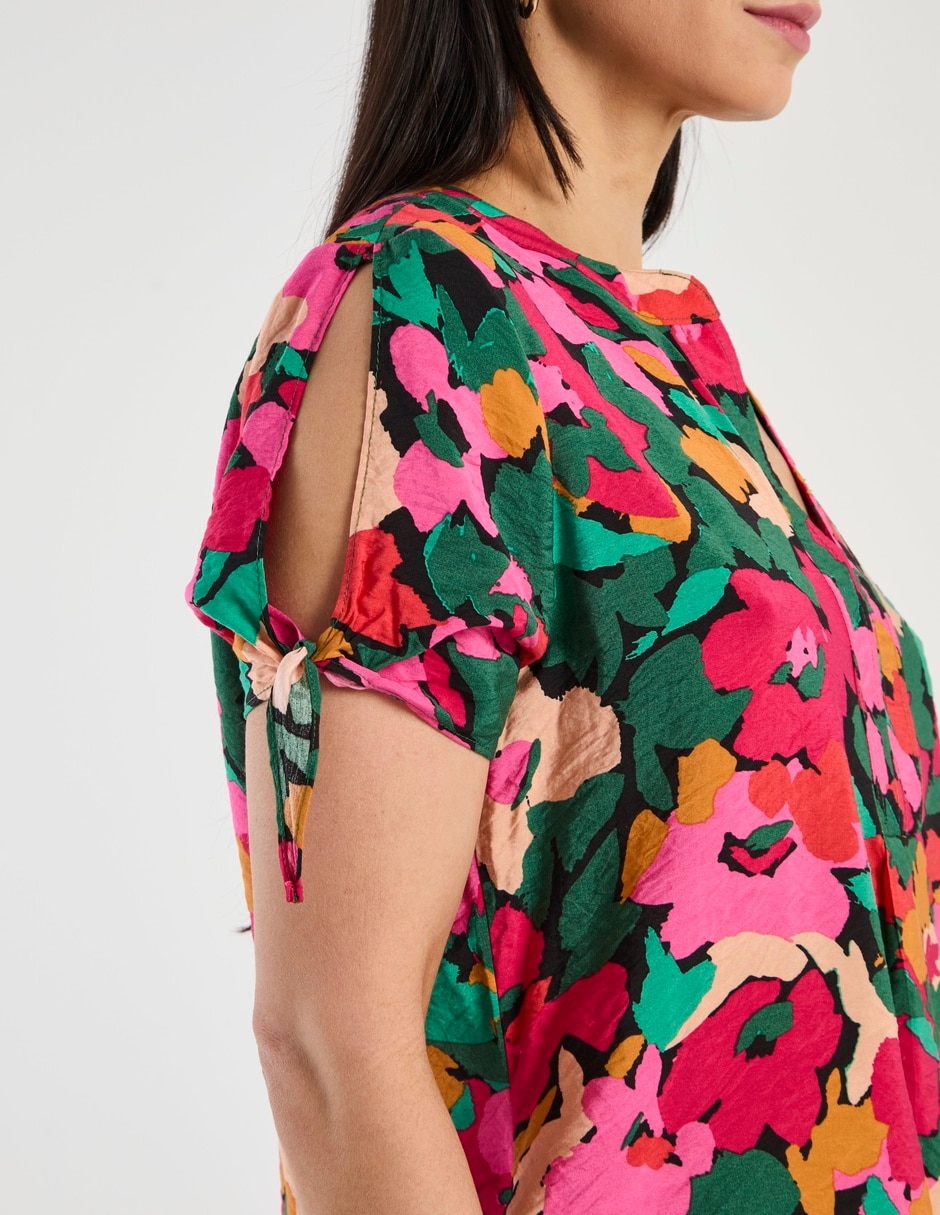 Blusa manga corta para mujer 5