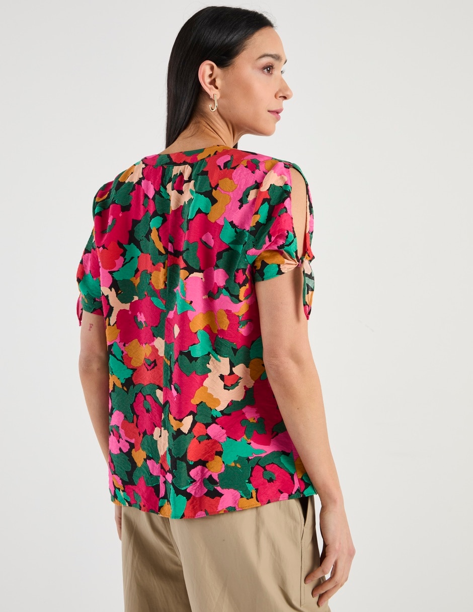Blusa manga corta para mujer 6