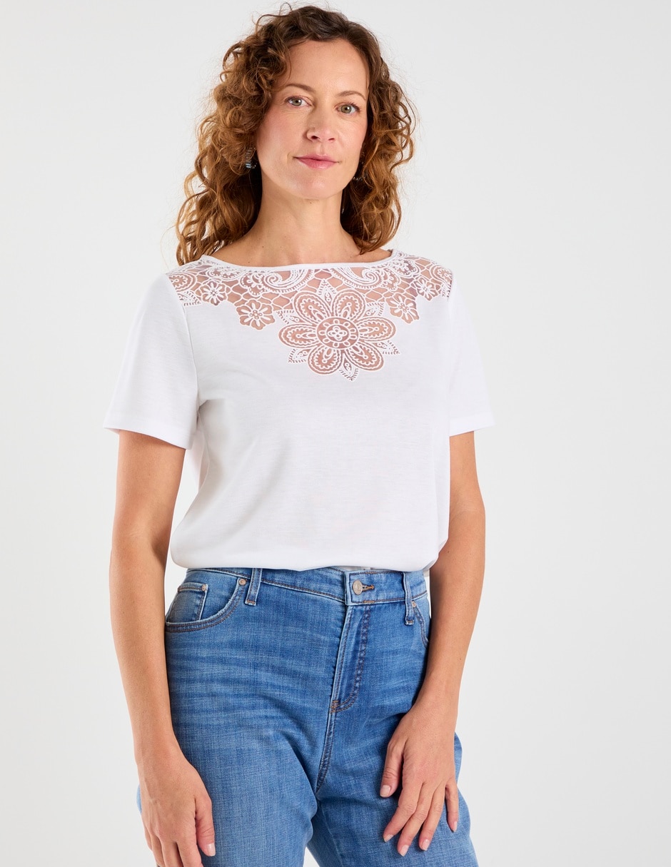 Blusa manga corta para mujer 2