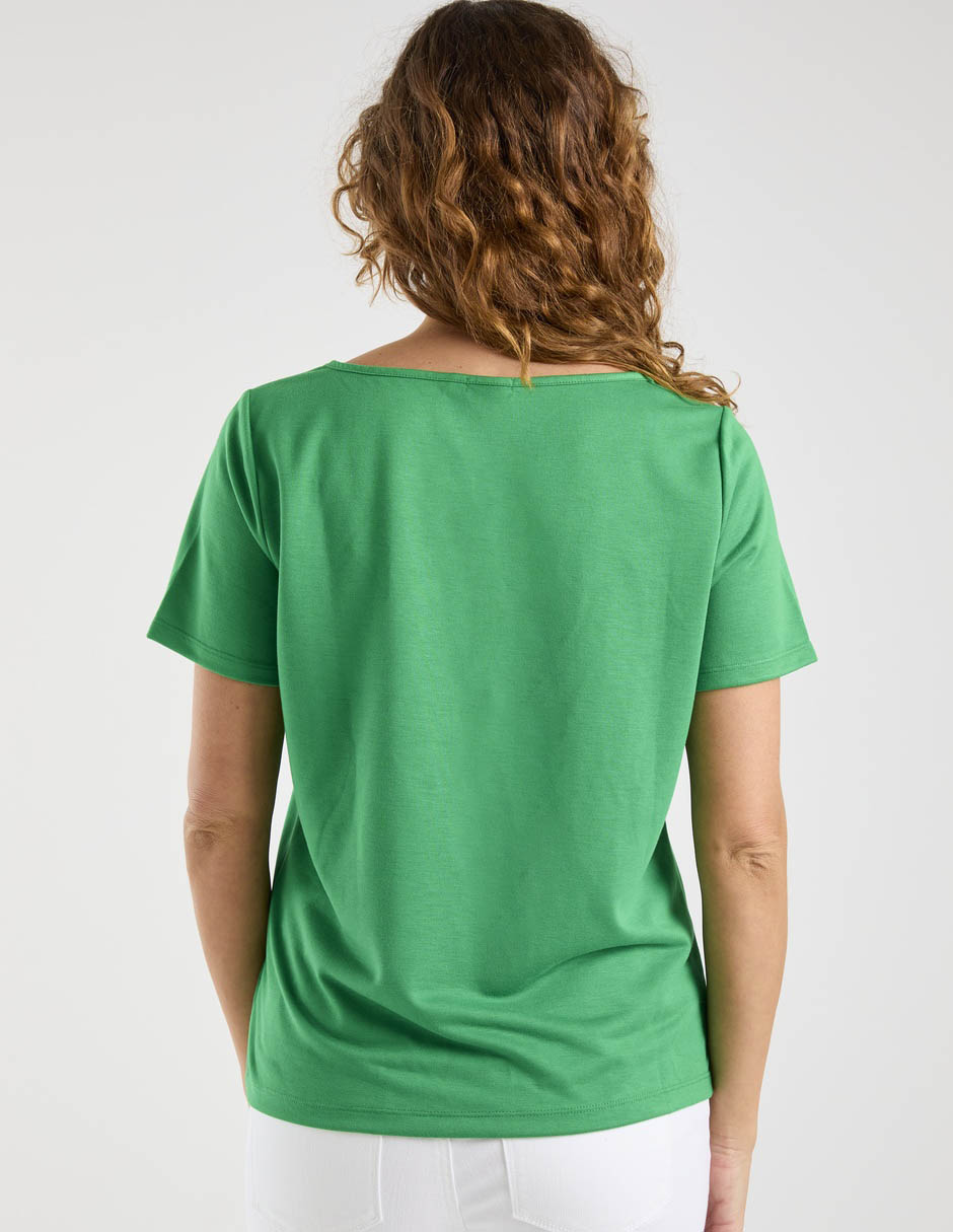 Blusa manga corta para mujer 6