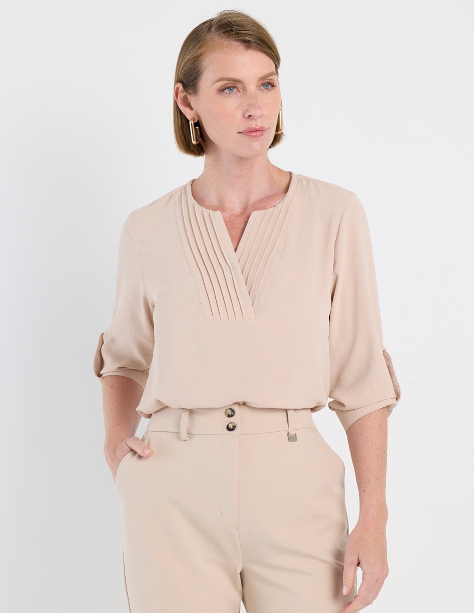 Blusa manga 3/4 para mujer 2