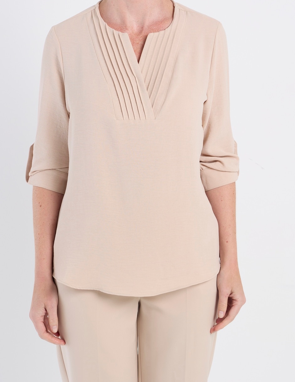 Blusa manga 3/4 para mujer 7