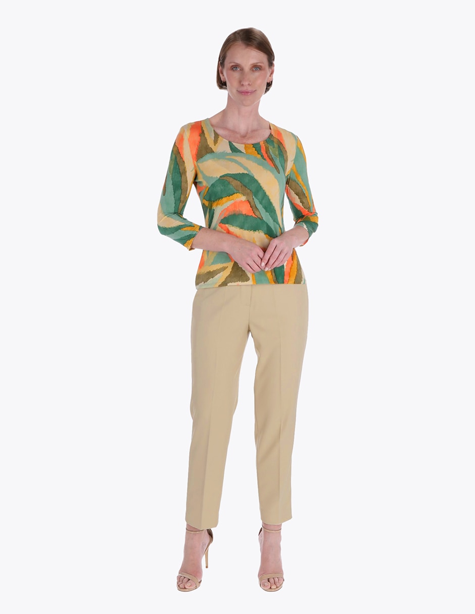 Blusa manga 3/4 para mujer 3