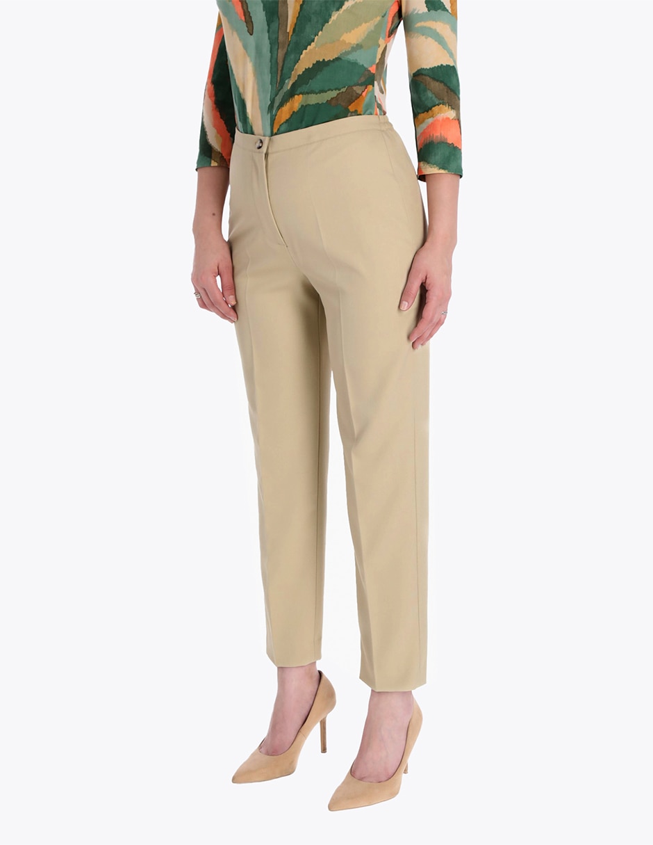 Pantalón de vestir slim para mujer