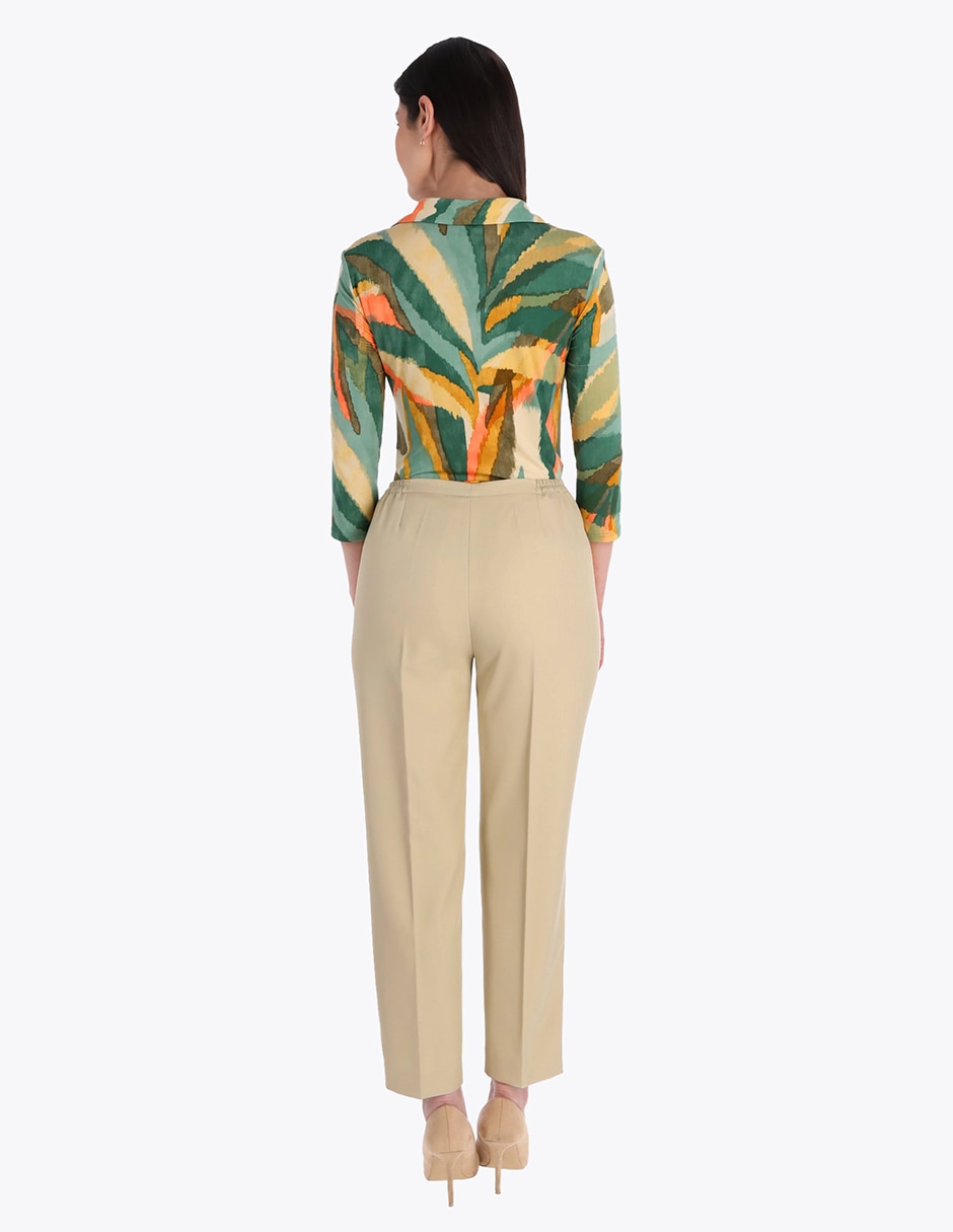 Pantalón de vestir slim para mujer 2
