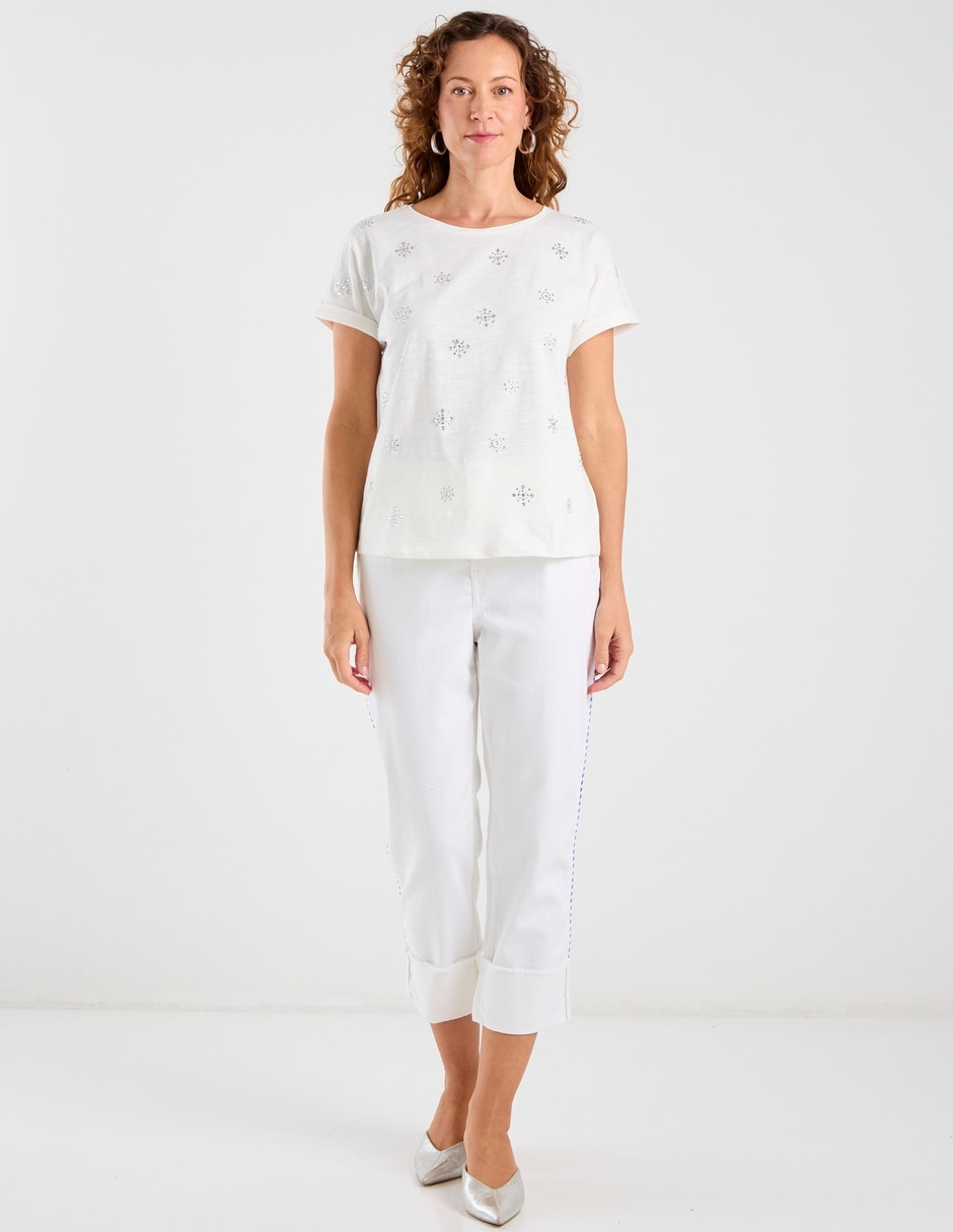 Jeans straight cintura baja para mujer 2