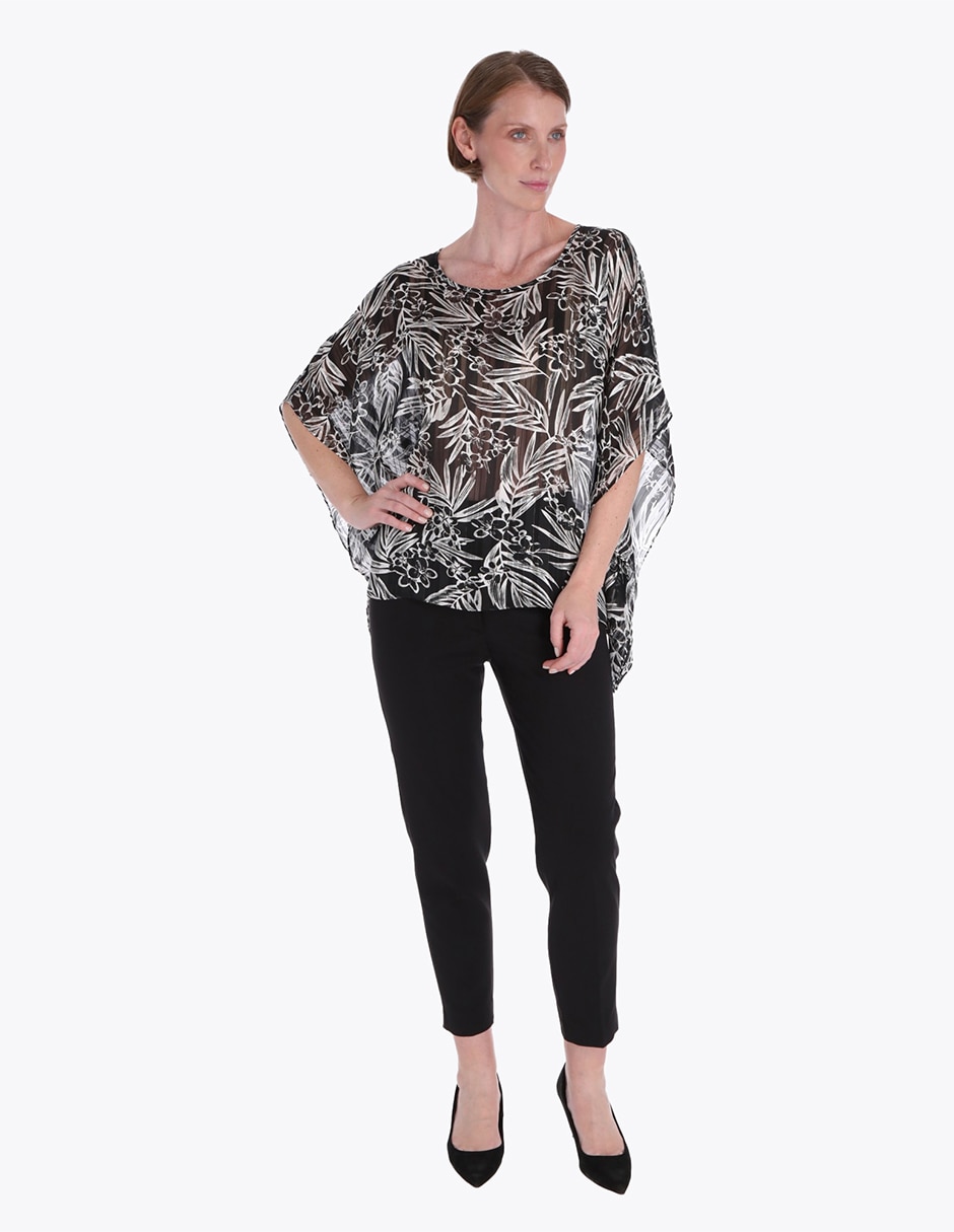 Blusa túnica manga corta para mujer 3