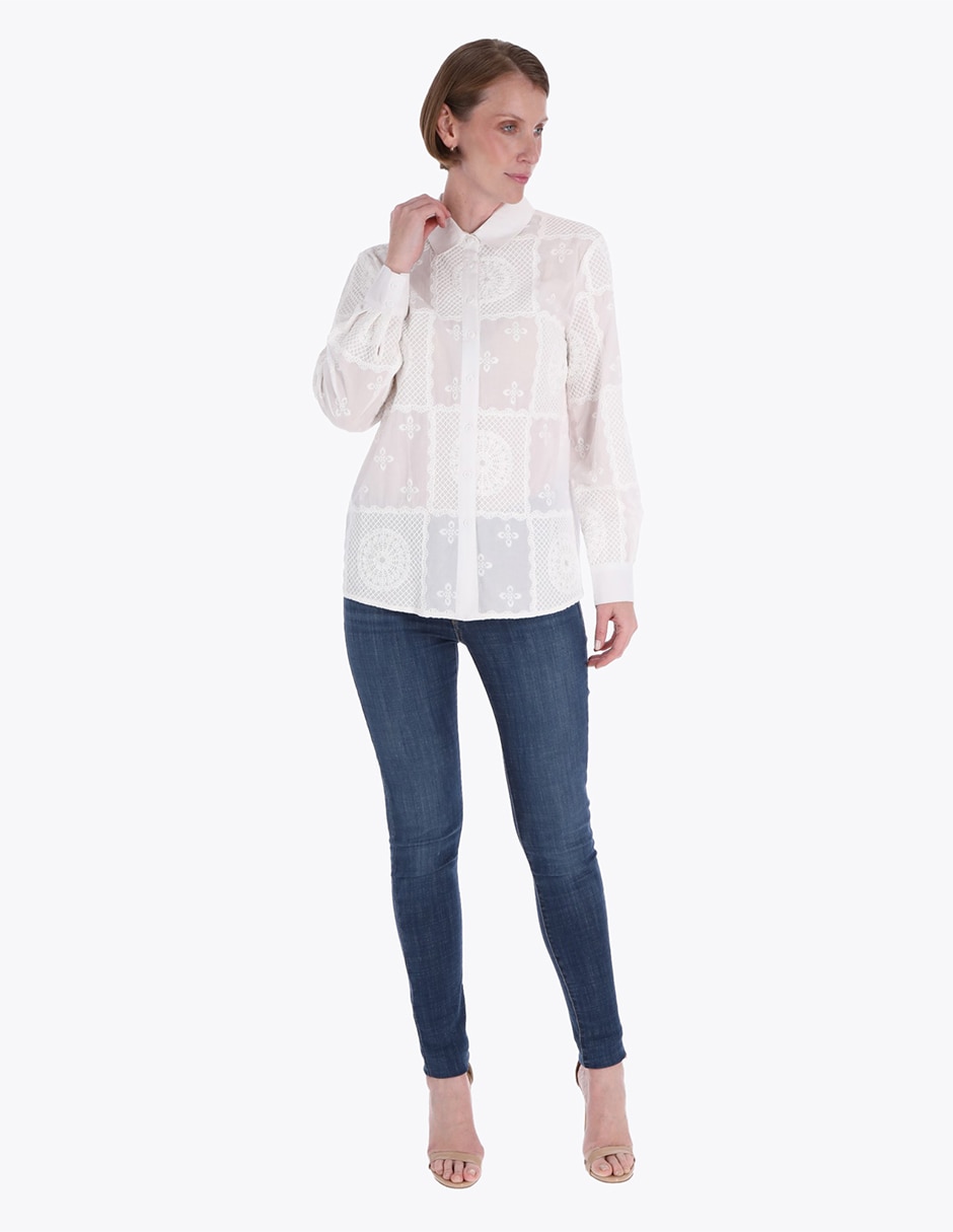 Blusa manga larga para mujer 3