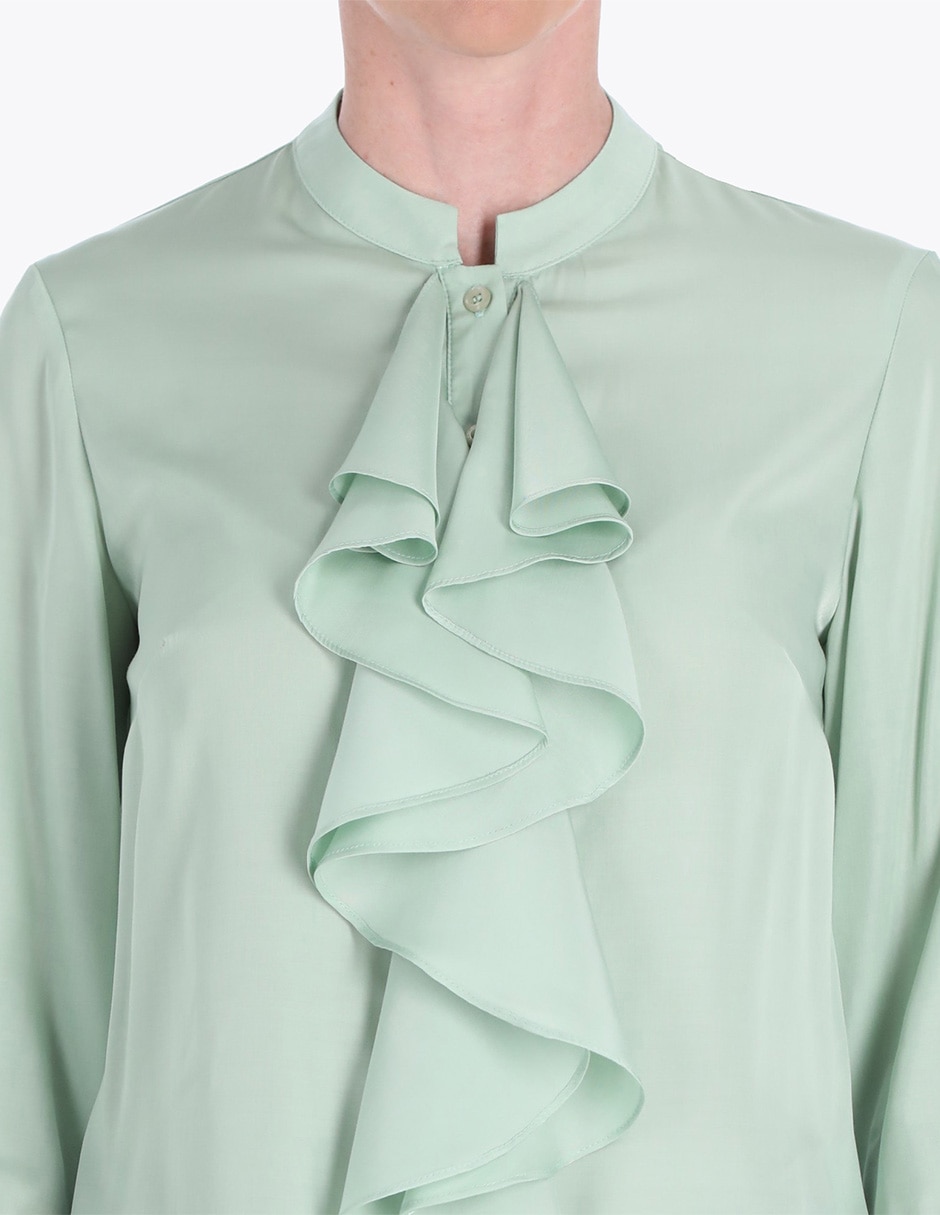 Blusa camisera manga 3/4 para mujer 4