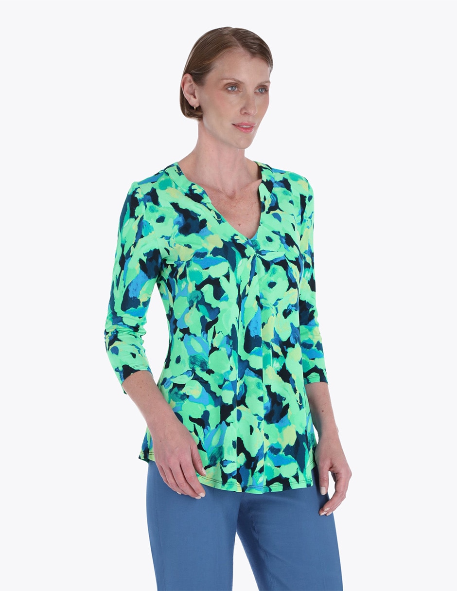 Blusa manga 3/4 para mujer