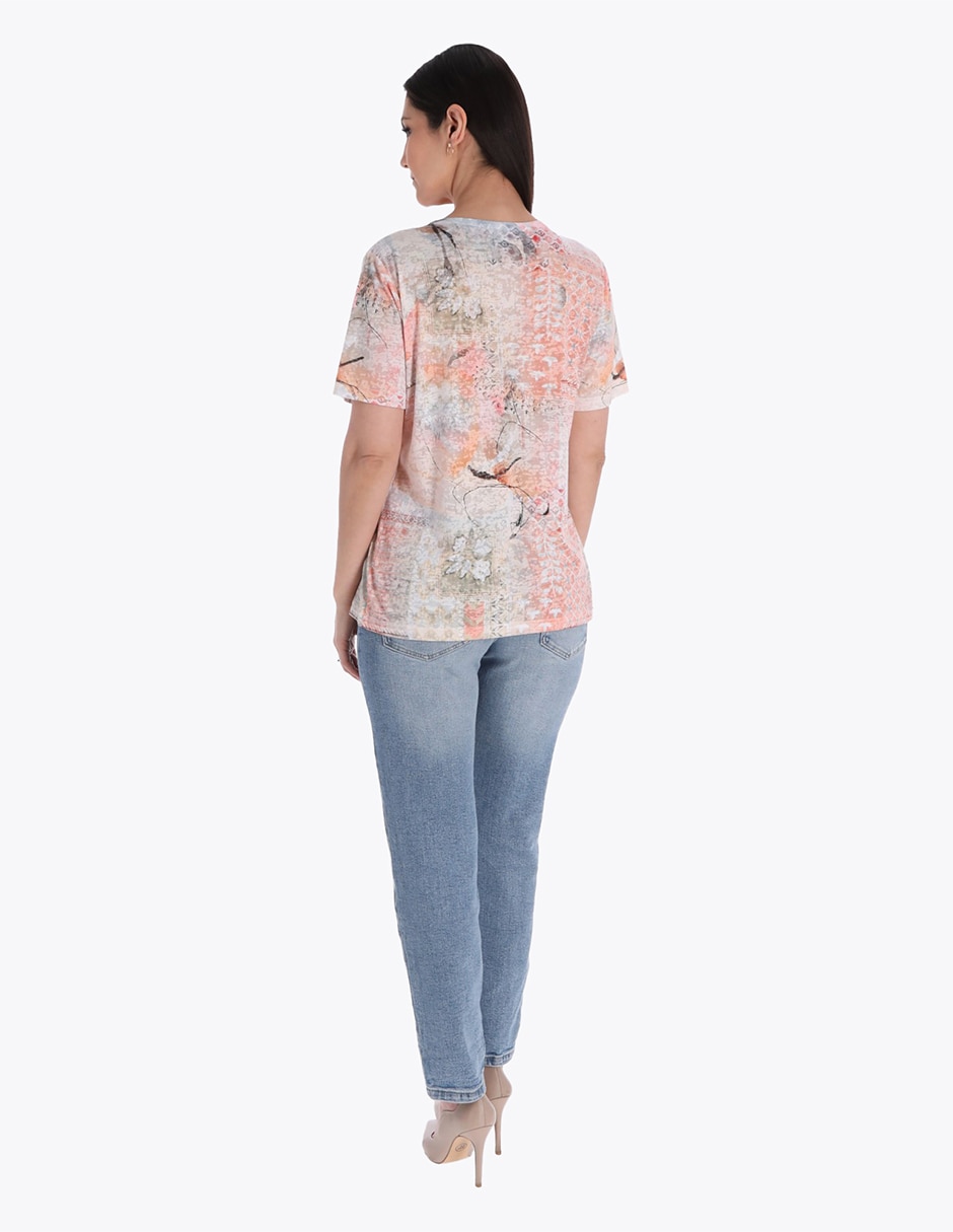 Blusa manga corta para mujer 2