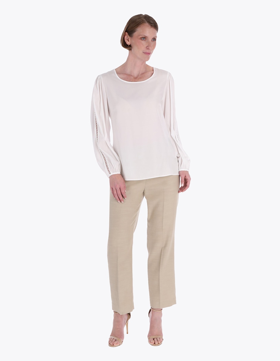Blusa manga larga para mujer 3