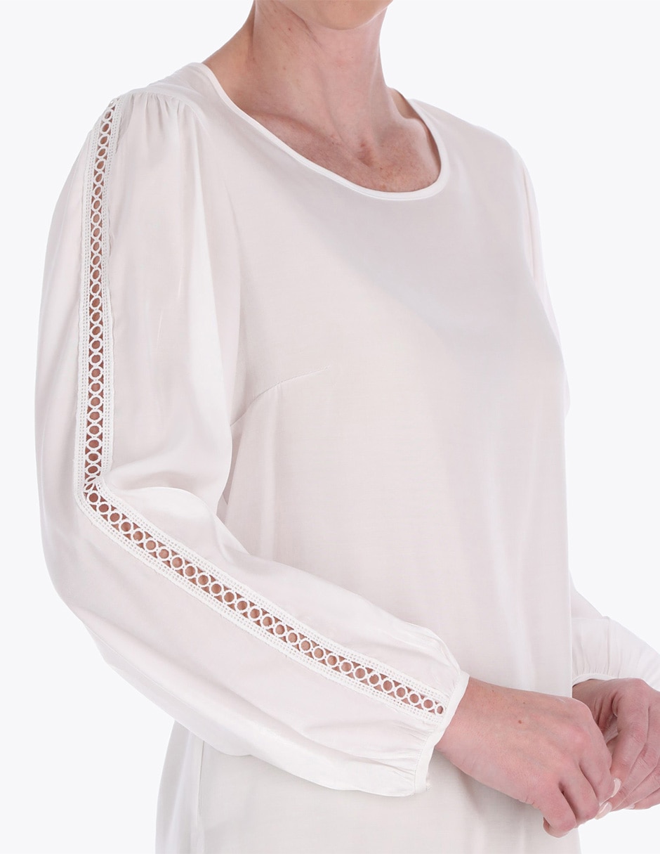 Blusa manga larga para mujer 4