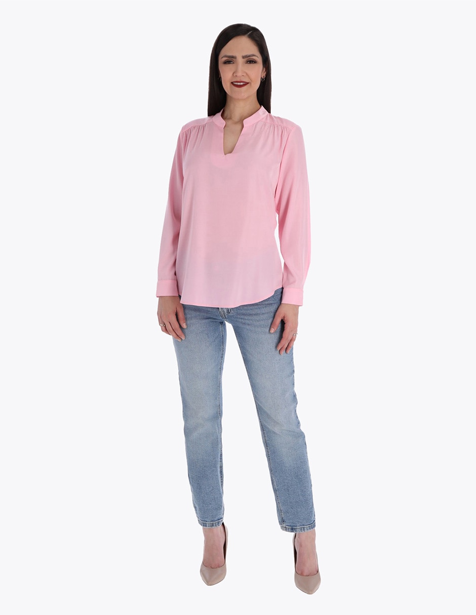 Blusa manga larga para mujer 3