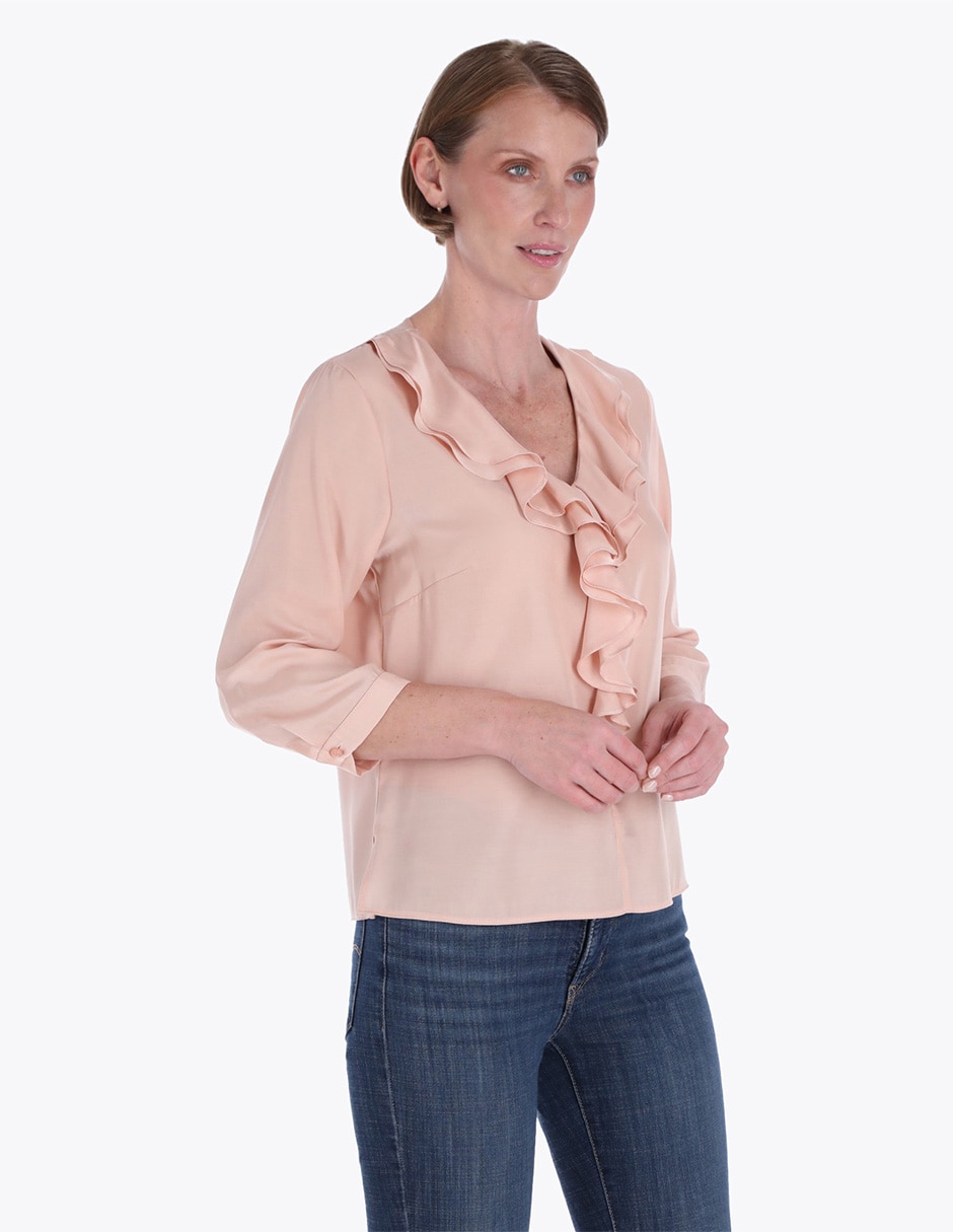 Blusa manga 3/4 para mujer